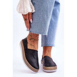 Espadrilles en Cuir Mocassins Big Star LL276002 Noir le noir 1