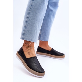 Espadrilles en Cuir Mocassins Big Star LL276002 Noir le noir 2