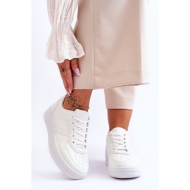 Chaussures de sport à plateforme classiques Blanc Feel It 1