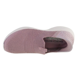 Skechers chaussures de sport mains libres Slipins Ultra Flex 3.0 Smooth Step 149709-MVE rose 2