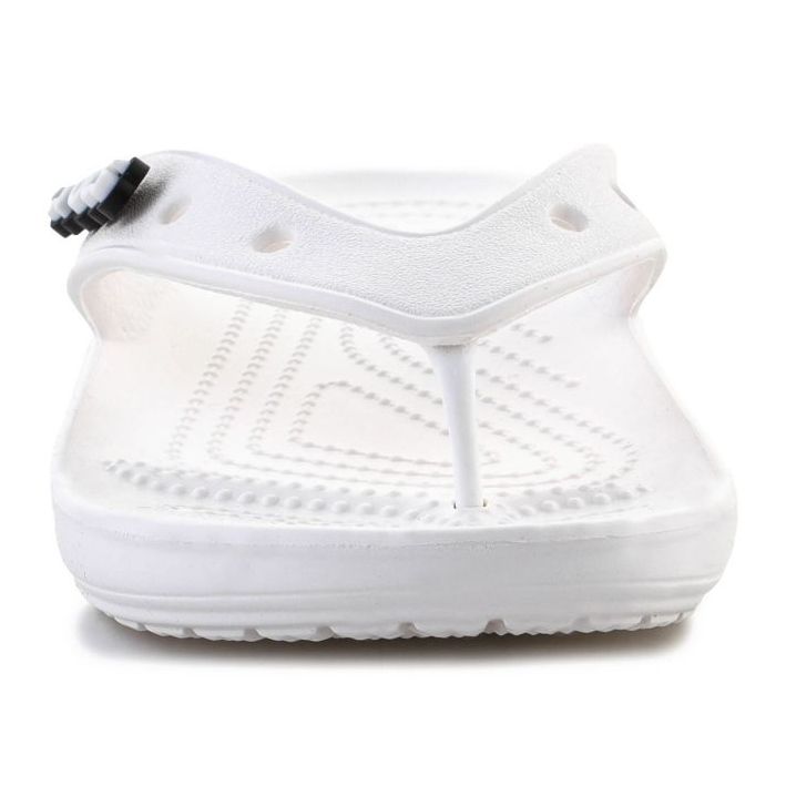 Crocs Classic Flip Tongs Femme 207713-100 blanc blanc 1
