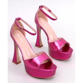 Sandales à plateforme d'Akiva Fuchsia rose 1
