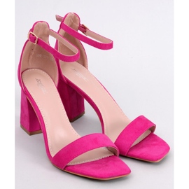 Sandales à talon Aisha Fuchsia rose 1