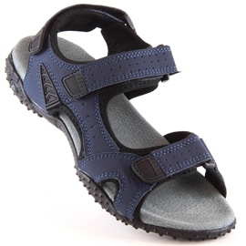 Sandales sport velcro bleu marine American Club 1