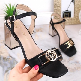 Sandales à talon miroir Filippo W PAW446A noir le noir 4