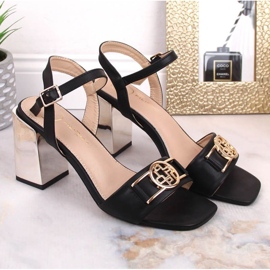 Sandales à talon miroir Filippo W PAW446A noir le noir 5
