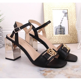 Sandales à talon miroir Filippo W PAW446A noir le noir 6