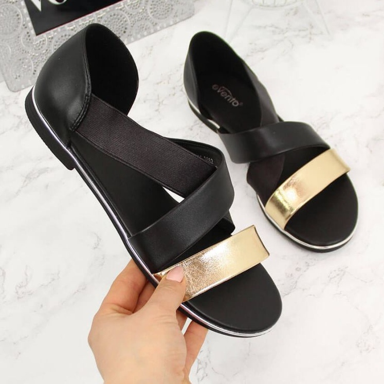 Sandales à enfiler Jezzi W EVE293B noir le noir 1