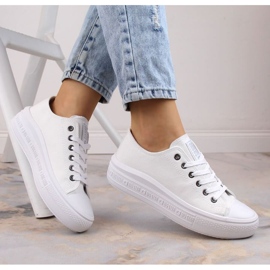 Baskets à plateforme Big Star W INT1874B blanches 2