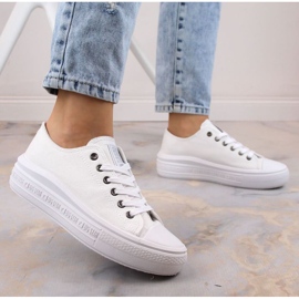 Baskets à plateforme Big Star W INT1874B blanches 3