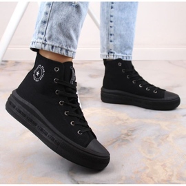 Baskets plateforme à la cheville Big Star W INT1875A noir le noir 2