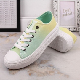 Baskets plateforme Big Star W INT1876A ombre vert 7