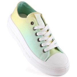 Baskets plateforme Big Star W INT1876A ombre vert 8