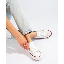 J. Star Baskets blanches classiques 3