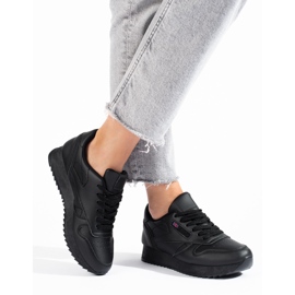 Chaussures de sport femme Shelovet noires 1