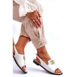 Sandales Femme Avec Décoration S.Barski KV-2775-49 Argent 5 Sandales Femme Avec Décoration S.Barski KV-2775-49 Argent 5