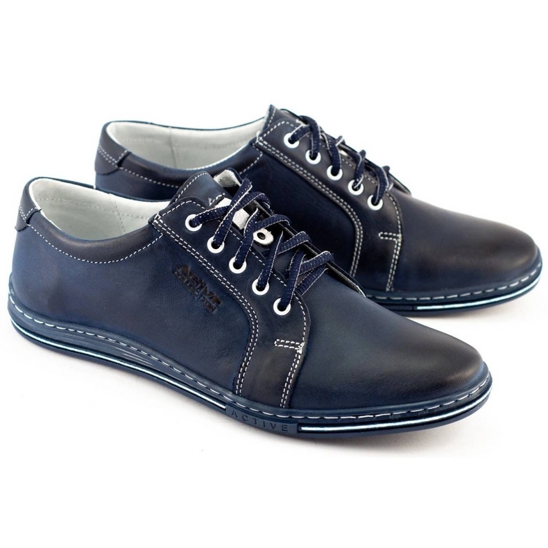 Polbut Chaussures homme 320 bleu marine 2