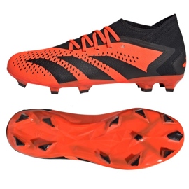 Adidas Predator Accuracy.3 Fg M GW4591 chaussures de football rouge oranges et rouges 1