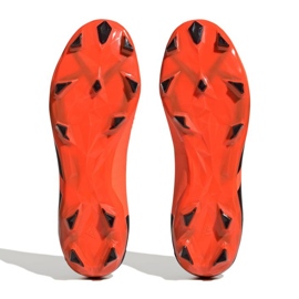 Adidas Predator Accuracy.3 Fg M GW4591 chaussures de football oranges et rouges rouge 4