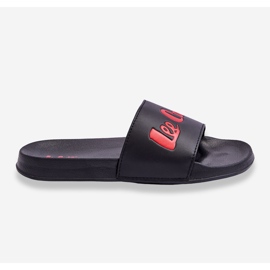 Chaussons Légers Homme Lee Cooper LCW-23-42-1730 Noir-Rouge 1