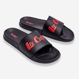 Chaussons Légers Homme Lee Cooper LCW-23-42-1730 Noir-Rouge 2