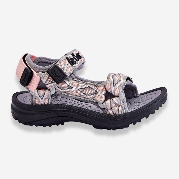 Sandales pour enfants Lee Cooper LCW-23-34-1681 Gris-Rose 1