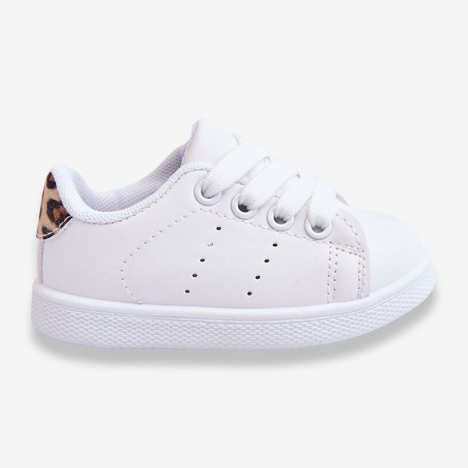 FR1 Chaussures Sport Enfant Léopard Blanc Lanvi 1