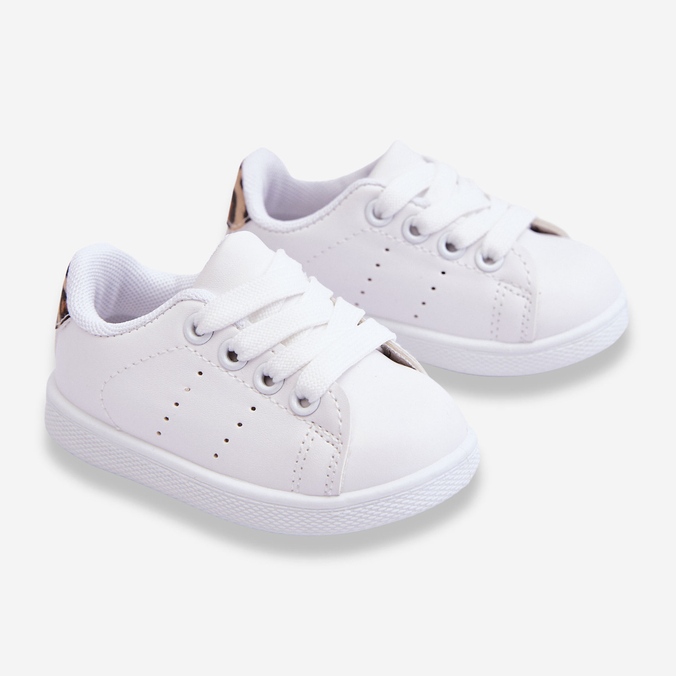 FR1 Chaussures Sport Enfant Léopard Blanc Lanvi 2