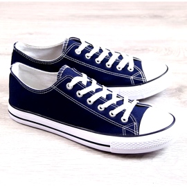 Baskets basses Atletico ATC239C bleu marine 1
