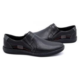 Olivier Mocassins cuir homme 520 noir le noir 3