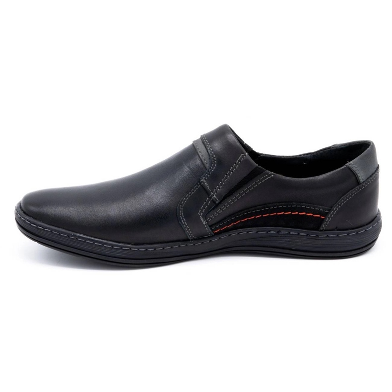 Olivier Mocassins cuir homme 520 noir le noir 1