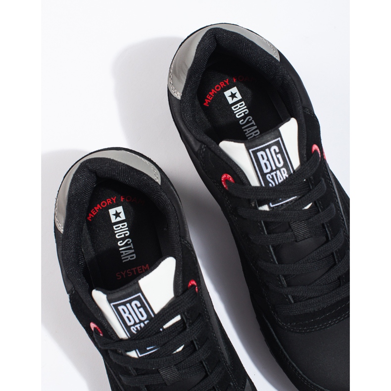 Chaussures de sport homme noir Big Star LL174158 Mousse mémoire le noir 1 Chaussures de sport homme noir Big Star LL174158 Mousse mémoire le noir 1
