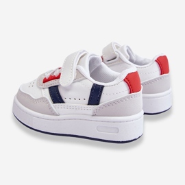 Chaussures de sport classiques pour enfants Marlin blanc et rouge blanche 2