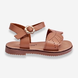 Sandales classiques pour enfants Izzy Brown brun 1