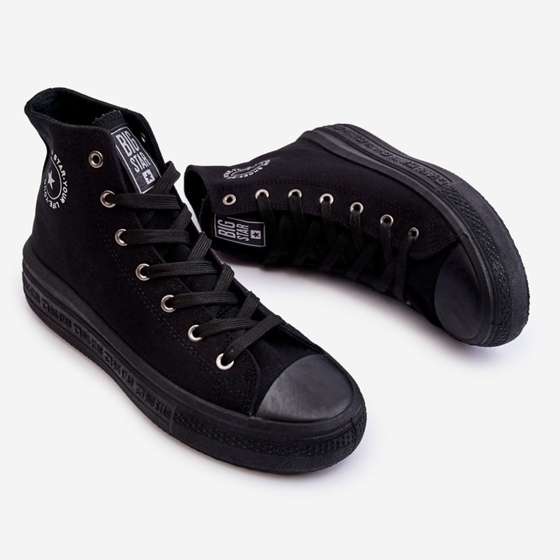 Baskets Montantes Femme Big Star LL274A182 Noir le noir 1 Baskets Montantes Femme Big Star LL274A182 Noir le noir 1