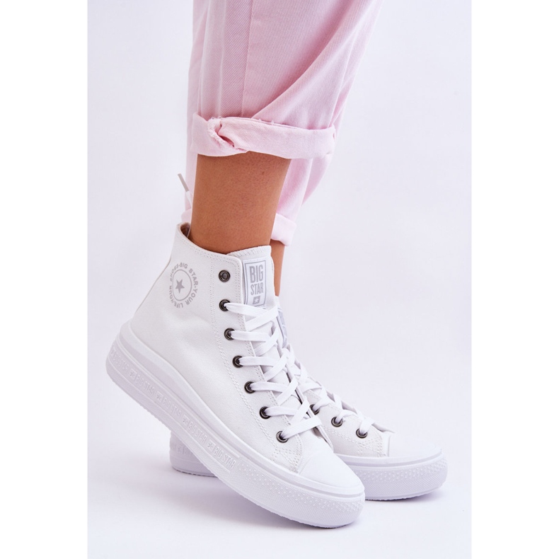 Baskets Montantes Femme Big Star LL274A183 Blanc blanche 1