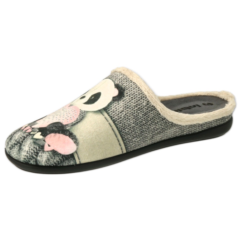 Inblu In-Blu Women's Slippers 155d209 MISIA Application gris 1