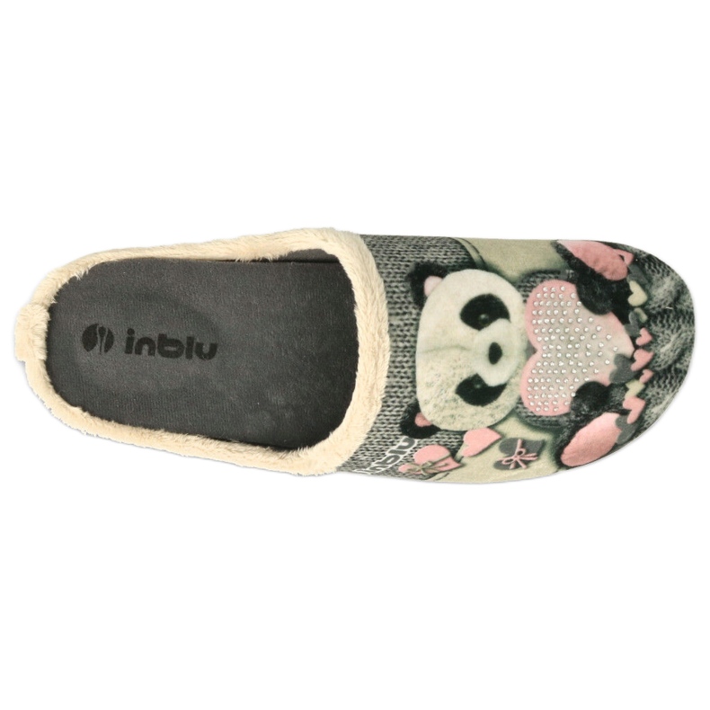 Inblu In-Blu Women's Slippers 155d209 MISIA Application gris 2 Inblu In-Blu Women's Slippers 155d209 MISIA Application gris 2