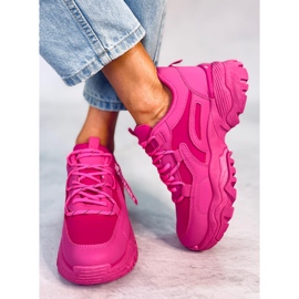 Espadrilles Bains fuchsia pour femmes rose 1