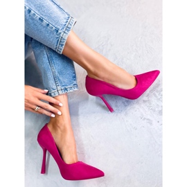 Seastar Escarpins Camerin Fuchsia en daim, femmes rose 3