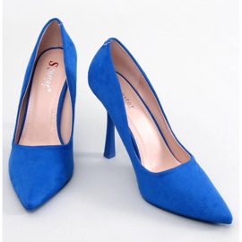 Seastar Escarpins camerin bleu en daim pour femmes 2
