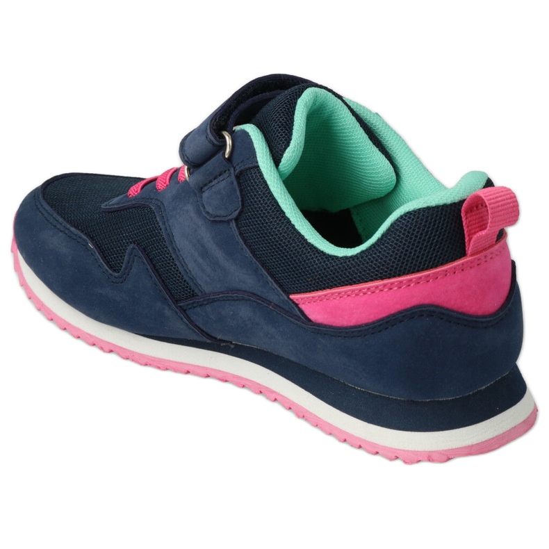 Befado Velcro de sport pour enfants 516X215 bleu marine et rose 3