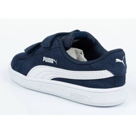 Puma Smash v2 Jr 365178 02 bleu 4
