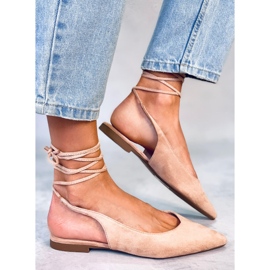 Dentoni Nude Ballerines Slingback beige 2