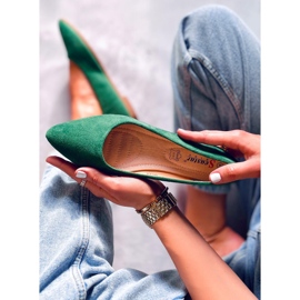 Seastar Keys Ballerines vertes semelle cuir 5