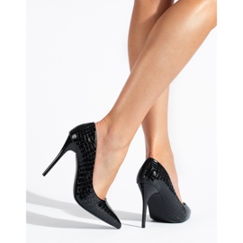 Goodin Escarpins à la mode sur une épingle le noir 2