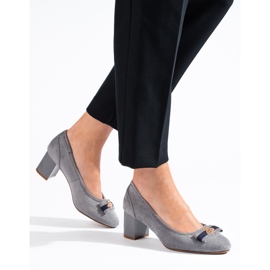 Escarpins Shelovet gris femme 1