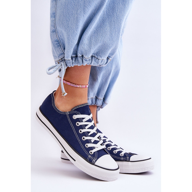 FR1 Baskets Basses Classiques Femme Bleu Marine Vegas 1 FR1 Baskets Basses Classiques Femme Bleu Marine Vegas 1