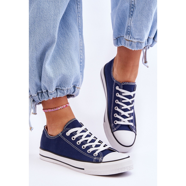 FR1 Baskets Basses Classiques Femme Bleu Marine Vegas 2 FR1 Baskets Basses Classiques Femme Bleu Marine Vegas 2