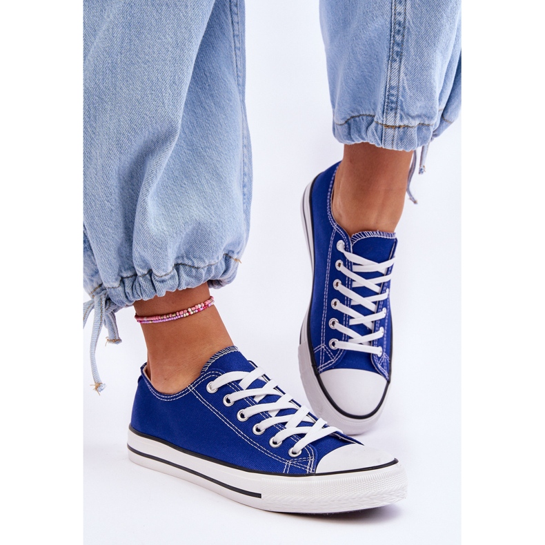 FR1 Baskets basses classiques pour femmes Bleu Vegas 2 FR1 Baskets basses classiques pour femmes Bleu Vegas 2